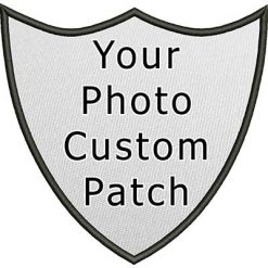 Indestructible Custom Photo Print Patch Arrow Shield Size 3″ - 11.5″