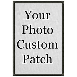 Indestructible Custom Photo Patch Rectangle Size From 1" to Maximum 16.1"