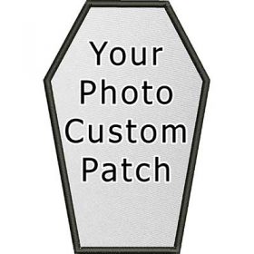 Indestructible Custom Photo Print Patch Coffin Size 1″ - 16″