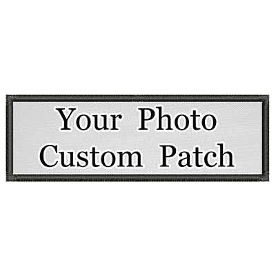 IRON ON Indestructible Custom Photo Print Patch Superstrip Size From 1" to Maximum 16"