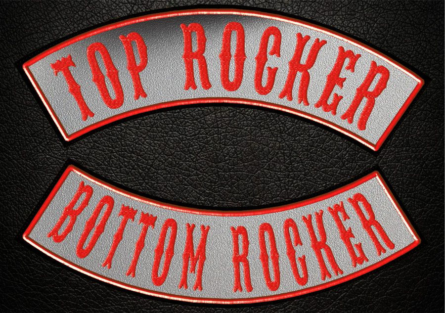 11 Inch Custom Rocker Patches Custom Rocker Patch 