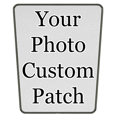 Round Corners Photo Back Patch, Printed Patch, Custom Patch, Personalized Patch