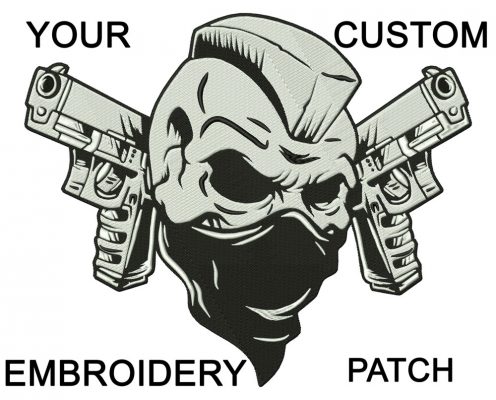 1 Color Woven Patch, Embroidered Patch, Custom Embroidered, Custom Embroidery, Biker Patch, Motorcycle Patch