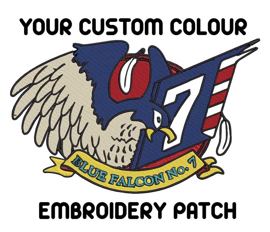2 15 Color Patch, Embroidered Patch, Custom Embroidered, Custom