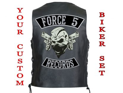 3 PCS CUSTOM ROCKER SET, Embroidered Patch, Custom Embroidered, Custom Embroidery, Biker Patch, Motorcycle Patch