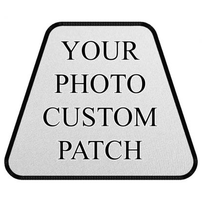 Indestructible Custom Photo Print Patch Trapezoid Patch Size 2.5″ - 14.4″